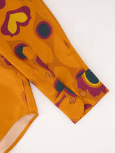 Paula Ametista Hawaii Flower Printed Silk Twill Shirt