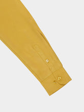 Paula Ametista Ecru Olive Silk Shirt