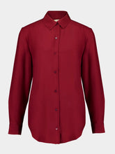 Paula Ametista Cabernet Silk Shirt
