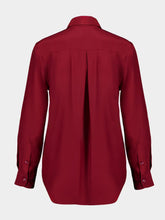 Paula Ametista Cabernet Silk Shirt