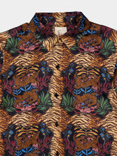 Paula Ametista Dreamframe Print Printed Silk Twill Shirt