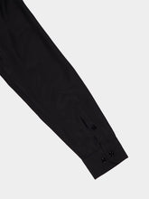 Paula Ametista Black Silk Twill Shirt