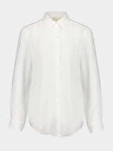 Paula Ametista White Alyssum Silk Shirt