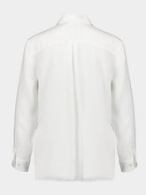 Paula Ametista White Alyssum Silk Shirt