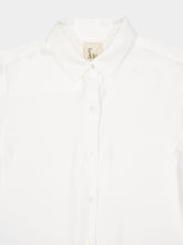 Paula Ametista White Alyssum Silk Shirt