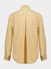 Paula Ametista Beige Silk Shirt