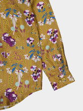 Paula Ametista Floral Psic Printed Silk Twill Shirt