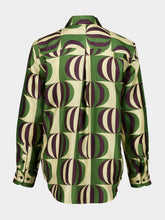 Paula Ametista Modernchess Printed Silk Twill Shirt