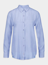 Paula Ametista Blue Silk Shirt