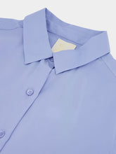 Paula Ametista Blue Silk Shirt