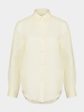 Paula Ametista White Silk Twill Shirt