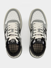 Amiri Classic Low Sneaker with Staggered Logo in Asphalt