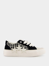 Amiri Black Sunset Skate Cotton Leather Low-Top Sneakers