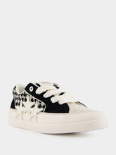 Amiri Black Sunset Skate Cotton Leather Low-Top Sneakers