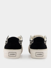 Amiri Black Sunset Skate Cotton Leather Low-Top Sneakers