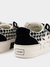 Amiri Black Sunset Skate Cotton Leather Low-Top Sneakers