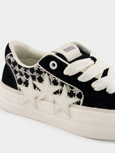 Amiri Black Sunset Skate Cotton Leather Low-Top Sneakers