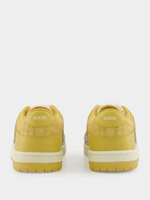Champagne Yellow Quad Skel Sneakers | PDP - Fashion Clinic