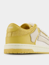 Champagne Yellow Quad Skel Sneakers | PDP - Fashion Clinic