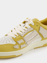 Champagne Yellow Quad Skel Sneakers | PDP - Fashion Clinic