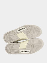 Amiri Dark Grey Distressed Skel Sneakers