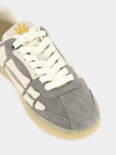 Amiri Dark Grey Pacific Bones Suede Sneakers