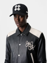 Amiri Black MA Quad Canvas Hat