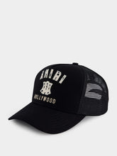 Amiri Black MA Hollywood Trucker Hat