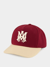 Amiri Wine Two-Tone Canvas MA Hat