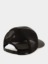 Amiri Black Leather MA Trucker Hat