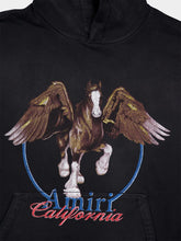 Amiri Black Vintage Wash Pegasus Cotton Sweatshirt