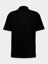 Amiri Black MA Quad Toweling Polo