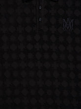 Amiri Black MA Quad Toweling Polo