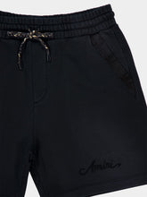 Amiri Black Bleach Bandana Cotton Shorts