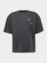 Amiri Anthracite Grey Logo Embroidered T-Shirt