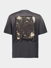 Amiri Black Bleach Bandana Patch T-Shirt
