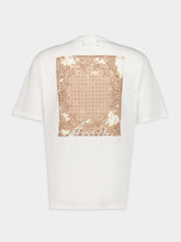 Amiri Ivory Bandana Bleach Patch T-Shirt