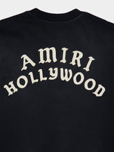 Amiri Black Hollywood Oversized T-Shirt