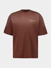 Amiri Walnut Brown Logo Design Studio T-Shirt