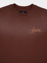 Amiri Walnut Brown Logo Design Studio T-Shirt