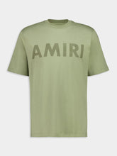 Amiri Olive Green Logo Stencil T-Shirt