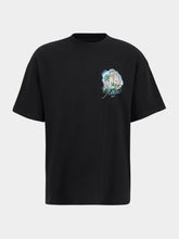 Amiri Black Oversized Hotel Print T-Shirt