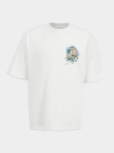 Amiri White Oversized Hotel Print T-Shirt