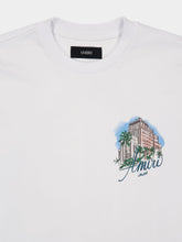 Amiri White Oversized Hotel Print T-Shirt