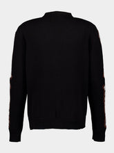 Amiri Black Leopard Bones Cardigan