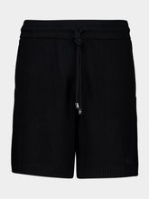 Amiri Black Crochet Mesh Shorts