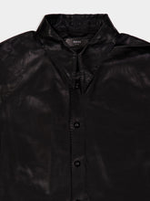 Amiri Black Lightweight Leather Button-Up Shirt
