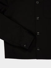 Amiri Black Script Collar Cotton Shirt Jacket
