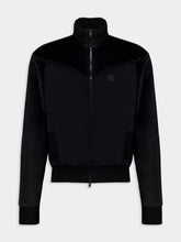 Amiri Black Velvet Track Jacket