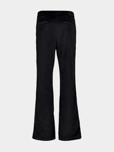 Amiri Black Velvet Flare Track Pants